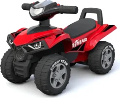 Rutschauto Rutscher Goodyear Junior Happy Baby Kinder Auto Baby Car Rot/Schwarz