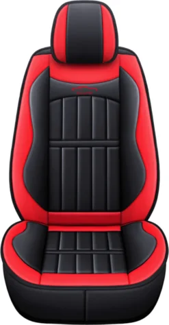 Audew Rot 11-teilig Luxus Auto Sitzbezüge Schonbezüge Komfort Komplettset Kunstleder -Duswagen Verkaufe 01756ad3f3f520ba6f6729a79dffa989