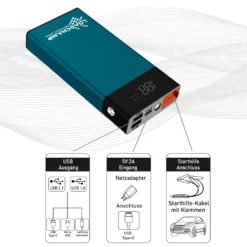 LOADCHAMP Starthilfe Powerbank 12V 10000mAh 500A Motorrad Auto Roller Starthilfegerät -Duswagen Verkaufe 02ac26a7b61693b23d08e338745cbb9e