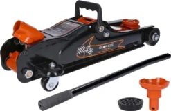 GEORGES Hydraulischer KFZ Rangierwagenheber 2,5T 80 - 360mm Inkl. SUV Adapter - Low Profile