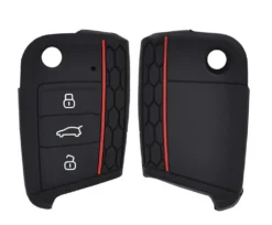 Schlüsselhülle Schwarz Rot VW Golf 7 GTI Passat Skoda Octavia Superb Seat Leon -Duswagen Verkaufe 066433440bd7aaf4755511ec6ce1a42f