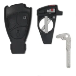 Kwmobile Autoschlüssel Gehäuse Kompatibel Mit Mercedes Benz 2-3-Tasten Autoschlüssel - Ohne Transponder Batterien Elektronik - Auto Schlüsselgehäuse - Schwarz -Duswagen Verkaufe 09bb199dec0a1c3205321c29d0470e3a