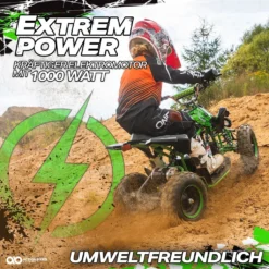 Elektro Quad Miniquad Kinder Racer 1000 Watt Pocket Kinderquad Pocketbike ATV (Schwarz/Pink) -Duswagen Verkaufe 0ead045349c526ac43d7e226bccfe963