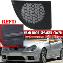 Linke Tür Lautsprecher Abdeckung Blende Schwarz Für Mercedes C-Klasse CLC CL203, #A20372703889051