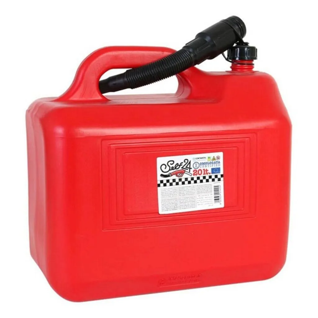 Kraftstoffkanister Mit Trichter Self 20 L Rot 4 Kraftstoffkanister Mit Trichter Self 20 L Rot – Bild 2