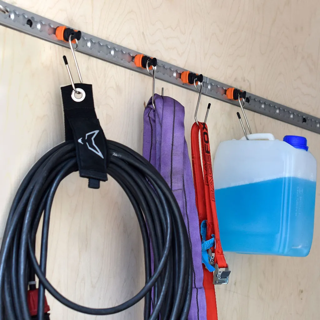 Haken Airlineschiene Im 4er Set Endfitting Mit Haken Für Zurrschiene 50kg 5 Haken Airlineschiene Im 4er Set Endfitting Mit Haken Für Zurrschiene 50kg – Bild 3