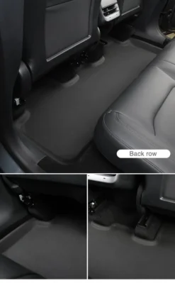 3D Fußmatten Set Passend Für Tesla Model Y / Performance Gummimatten Rutschfest Wasserfest -Duswagen Verkaufe 15836fe98596065a7a104104288f645b