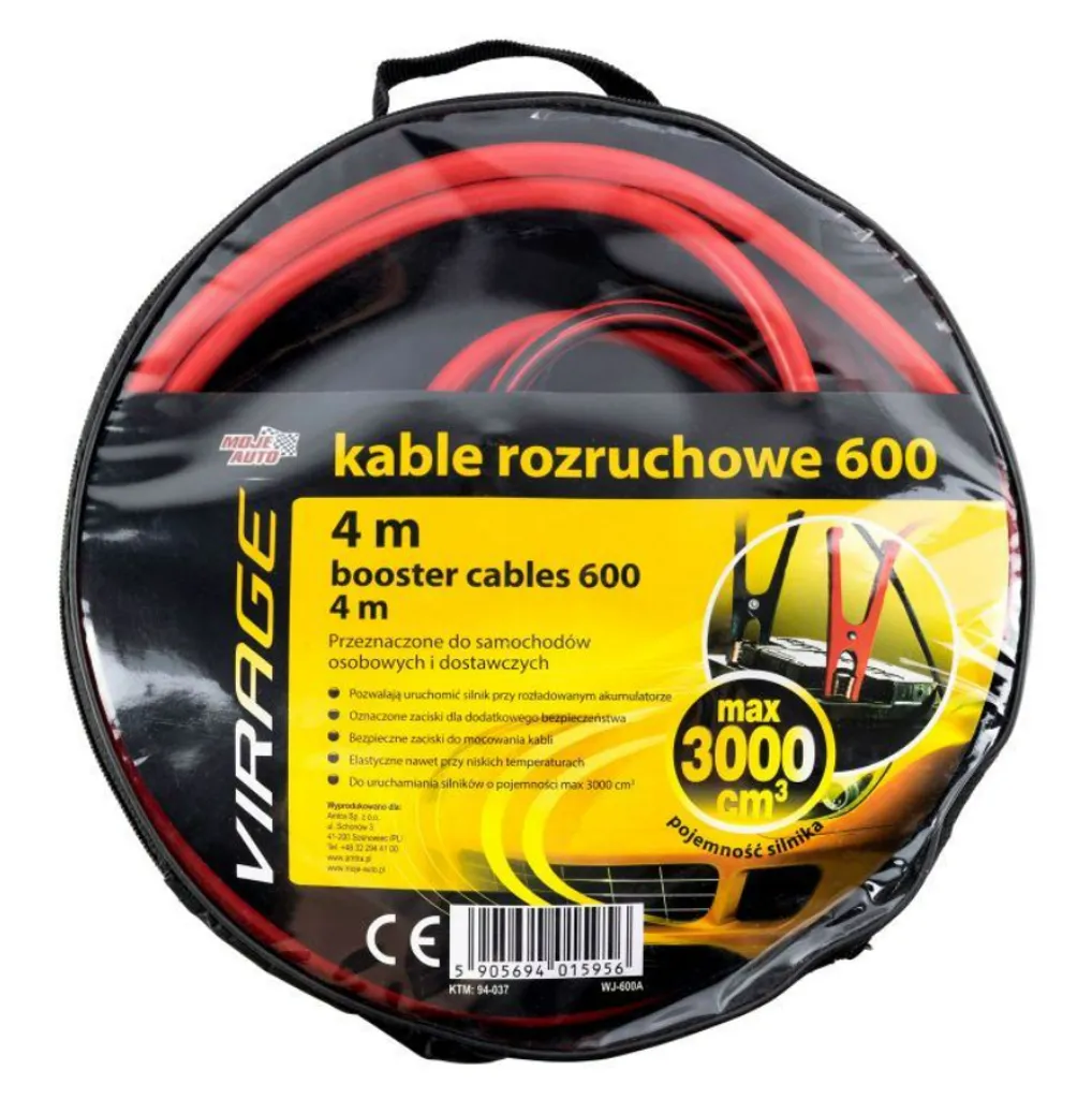 VIRAGE Starthilfekabel 600A (94-037) 3 VIRAGE Starthilfekabel 600A (94-037)