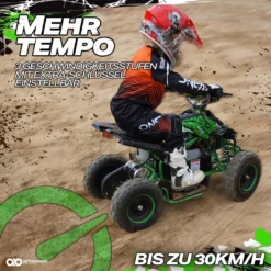 Elektro Quad Miniquad Kinder Racer 1000 Watt Pocket Kinderquad Pocketbike ATV (Schwarz/Pink) -Duswagen Verkaufe 175a55fe14b893f08b19324efc3a9fcf