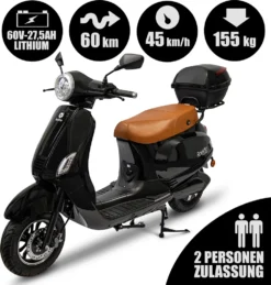 Elektroroller Motoroller Cityroller Retro Rolektro 45 V.2021schwarz -Duswagen Verkaufe 1914d18c7348f7fd250a845e4b9d509a