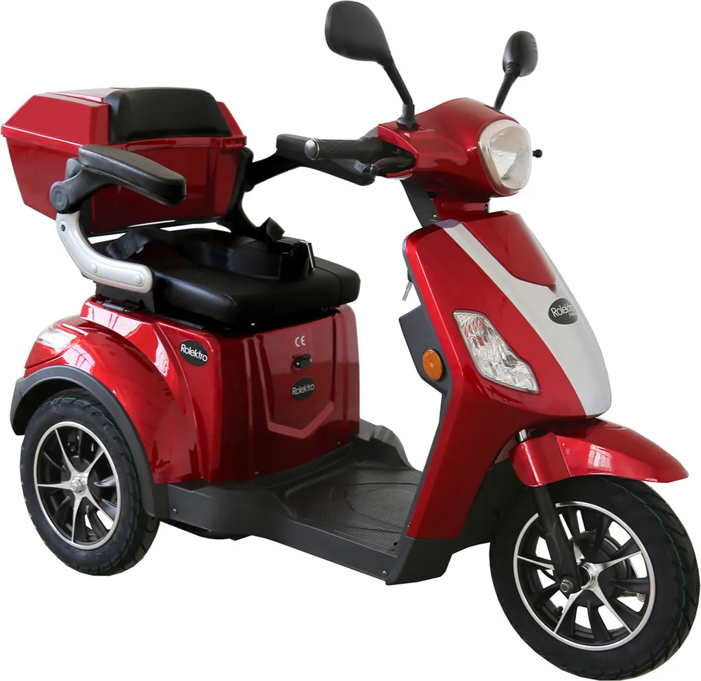 Rolektro E-Trike 25 V.2, Rot, 1000W 4 Rolektro E-Trike 25 V.2, Rot, 1000W – Bild 2