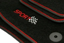 SPORT Velour Fußmatten Satz Für Seat Altea / Altea XL (04-15) - Passgenau OVAL