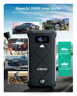 Starthilfe Powerbank 2400A 24000mAh 12V (Alle Benzin 8,0 Oder 6,0 L Diesel) LCD Auto Starthilfe Supersafe Tragbare Auto Batterie Upgrade Booster Und Intelligentes Starthilfekabel, Multifunktional 16 Starthilfe Powerbank 2400A 24000mAh 12V (Alle Benzin 8,0 Oder 6,0 L Diesel) LCD Auto Starthilfe Supersafe Tragbare Auto Batterie Upgrade Booster Und Intelligentes Starthilfekabel, Multifunktional -Duswagen Verkaufe 1fbb27821d7a4de43970561a486d2048