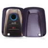 Kwmobile Autoschlüssel Hülle Kompatibel Mit BMW 4-Tasten SmartKey Autoschlüssel - TPU Schutzhülle Schlüsselhülle Cover In Hochglanz Schwarz Violett -Duswagen Verkaufe 2076edf89261dd8dfbeae097264748e8