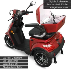Rolektro E-Trike 25 V.2, Rot, 1000W 25 Rolektro E-Trike 25 V.2, Rot, 1000W -Duswagen Verkaufe 2233f6bc312f1187586434820a72e1be