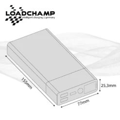 LOADCHAMP Starthilfe Powerbank 12V 10000mAh 500A Motorrad Auto Roller Starthilfegerät -Duswagen Verkaufe 225a44c80d860450054eafe46d5f6dea