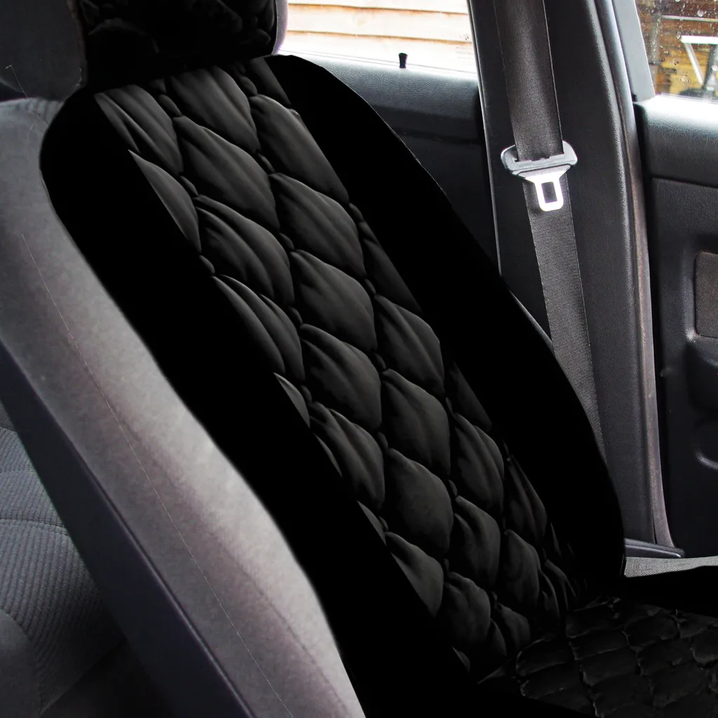 Sitzbezüge Auto Universal Sitzbezug Kunstleder Schonbezüge Autositzauflage Sitzauflage Autositz Vorne Vordersitze Sitzkissen KFZ PKW Schwarz Retoo 11 Sitzbezüge Auto Universal Sitzbezug Kunstleder Schonbezüge Autositzauflage Sitzauflage Autositz Vorne Vordersitze Sitzkissen KFZ PKW Schwarz Retoo – Bild 9
