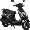 Motorroller CityLeader 50 Ccm 45 Kmh EURO 5 Schwarz