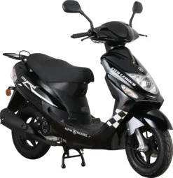 Motorroller CityLeader 50 Ccm 45 Kmh EURO 5 Schwarz