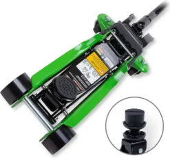 BullPower BP600Y KFZ Hydraulischer Wagenheber, 80-360mm, 2000kg, Inkl. SUV Adapter, Low Profile, Sportwagen, Rennsport