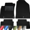 Moto-MOLTICO Fußmatten Auto Velours Autoteppiche Schwarz Automatten Set 4-teilig Passend Für Kia Ceed I 2006-2012 (Schwarze - Ziernähte) -Duswagen Verkaufe 30d81caadb7712b36c25f454d7ecbee6
