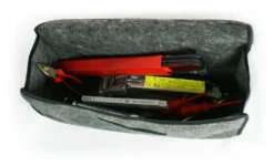 Ferocity Kofferraumtasche Auto-Organizer Für Kofferraum, 50x17x26 Cm; 100 % Polypropylen, Mit Klettverschluss, Klettstreifen Zum Befestigen Am Boden, Vorne 2 Praktische Netztaschen, Tragegriff [014] -Duswagen Verkaufe 360b00be14e25442b97257a42ce62210