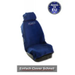 Fixcape Baumwolle Autositzbezug Schonbezug Autositz Für Vordersitze Autositzschoner Sitzbezug Auto Universal Blau