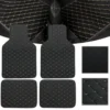 4 Stück Universal-Fussmatten Aus Kunstleder, Vorne Und Hinten, Wasserdicht, Schwarz Und Beige Genäht -Duswagen Verkaufe 39f402fbe7e07f803557493265c8c1a3