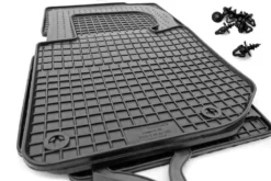 Gummimatten Passend Für BMW 3er E36 Limousine/ Coupe / Compact / Touring Gummi Fußmatten 4-teilig Schwarz