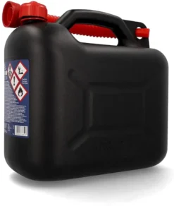 Cartrend Kraftstoffkanister Kunststoff 10 Liter Mit Ausgießer Schwarz
