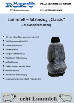 RÖKÜ Autositzbezug Classic Sekt -Duswagen Verkaufe 3e1add01cd3dee664201f26cea1c331b