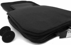 Fußmatten Passend BMW 3er E90 E91 M3 Velours Automatten Matten Innen 4-teilig Schwarz