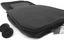 Fußmatten Für BMW E93 3er Cabrio Velours Matten In Original Qualität 4-teilig Schwarz Automatten