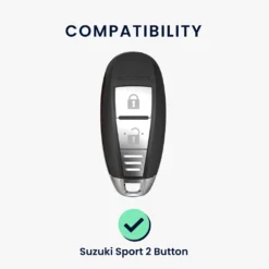 Kwmobile Autoschlüssel Silikon Hülle Kompatibel Mit Suzuki Sport 2-Tasten Autoschlüssel Keyless Go - Schlüsselhülle In Schwarz Rot -Duswagen Verkaufe 4abe29b85a2a71714ff780a8600989f3