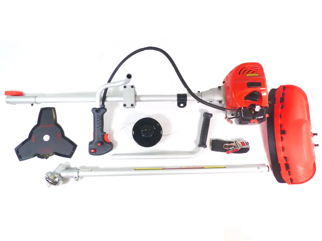 Benzin Freischneider Motorsense Waldmann TU261 Trimmer Doppelfaden 3-Zahn-Messer 5 Benzin Freischneider Motorsense Waldmann TU261 Trimmer Doppelfaden 3-Zahn-Messer – Bild 3