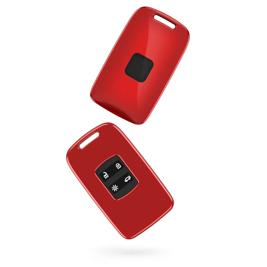 Kwmobile Autoschlüssel Hülle Kompatibel Mit Renault 4-Tasten Smartkey Autoschlüssel (nur Keyless Go) - Hardcover Schutzhülle Schlüsselhülle Cover In Hochglanz Rot 5 Kwmobile Autoschlüssel Hülle Kompatibel Mit Renault 4-Tasten Smartkey Autoschlüssel (nur Keyless Go) - Hardcover Schutzhülle Schlüsselhülle Cover In Hochglanz Rot – Bild 3