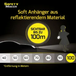 Safety Maker Pingu Reflektierender Anhänger Für Kinder, Sicherheitsreflektor Für Jacken, Rucksäcke, Schultaschen, Kinderwagen -Duswagen Verkaufe 4fd7ae73bb49199ab5ce5c1a589e5096
