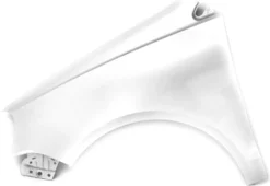 Volkswagen Kotflügel Vw Polo 9N3 Iv 4 Lift Lb9A Links Weiss 2005-2009 Vorderseite Lackiert Neu