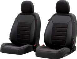 WALSER Passform-Sitzbezug Bari, Schonbezug Kompatibel Mit Mercedes-Benz VITO Mixto W447 10/2014-Heute, 2 Einzelsitzbezüge Normalsitze