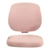 Polyesterfaser Schonbezug Split Sessel Schonbezug Sitzbezug Anti-Staub Für Bürostuhl Esszimmerstuhl Drehstuhl Heimtextilien Farbe Rosa