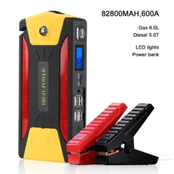 82800 MAh 12V Auto Starthilfe Starter Notstrom Bank Ladegerät Batterie Booster Mit LED-Taschenlampe
