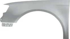 Volkswagen Kotflügel Vw Passat B6 La7W Links Weiss 2005-2010 Vorderseite Lackiert Neu