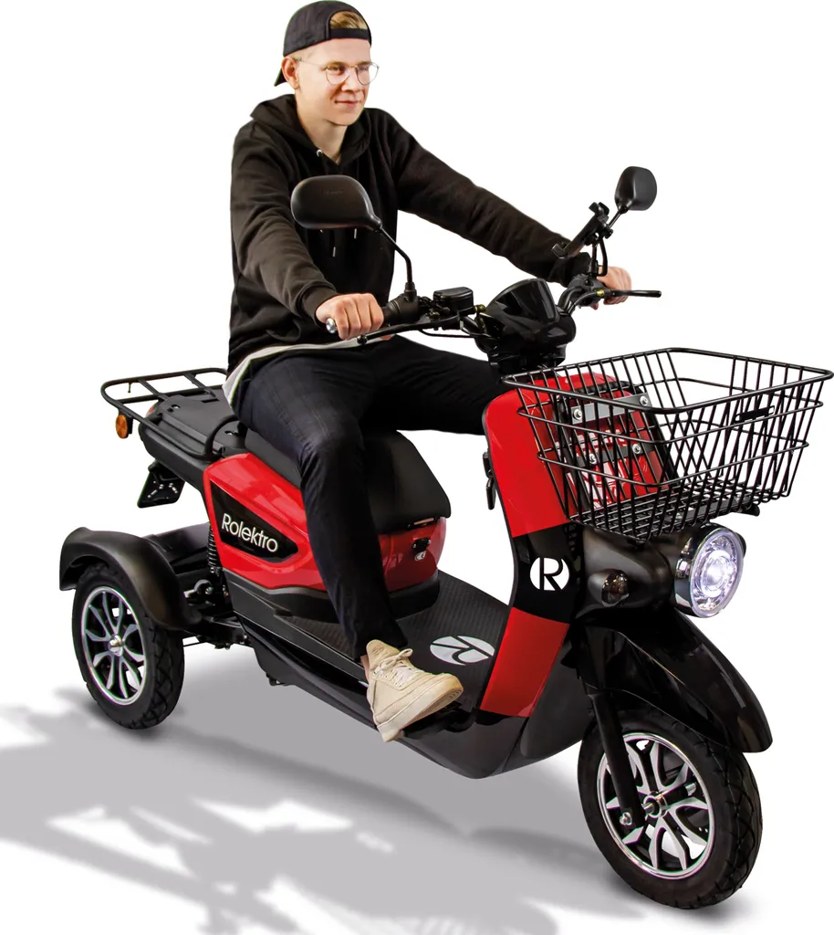 Rolektro, E-Carrier 25 V.3 Lithium, Rot, Ohne Koffer, 60V-32,5Ah Akku, 1000 Watt 11 Rolektro, E-Carrier 25 V.3 Lithium, Rot, Ohne Koffer, 60V-32,5Ah Akku, 1000 Watt – Bild 9