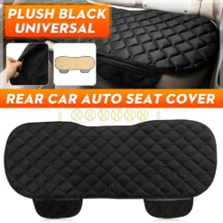 Schwarz Auto Sitzauflage Sitzkissen Vordersitze Rücksitz Sitzmatte Sitzbezüge