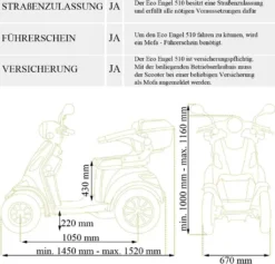 ECO ENGEL 510 Blau, 25 Km/h E-Scooter Senioren Roller Seniorenmobil Elektromobil 4 Räder -Duswagen Verkaufe 568c1a8a6f2fa6074f346f1a5d7e1ca7