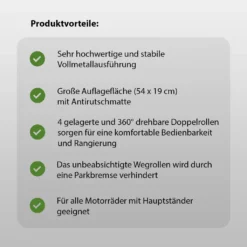 Motorrad Rangierhilfe Motorradständer Rollwagen Bis 250kg -Duswagen Verkaufe 588219102d2eca7e3435e30b9e3787fd