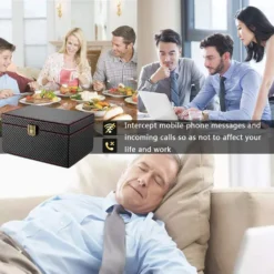 Keyless Go Schutz Autoschlüssel Box, RFID Signal Blocker Box Für Autoschlüssel Funkschlüssel Abschirmung Diestahlschutz Faraday Box Mit Schlüsseltasche Strahlungsschutz -Duswagen Verkaufe 58f3c15811eeb178bd8870f167e69f20