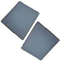 2er Set Auto Werkstattschoner Autositz | KFZ Sitzbezug Universal | PKW Schonbezug - Farbe GRAU | Universal Sitzschoner Mit Kopfstützenabdeckung | Überzug - Abschwaschbar