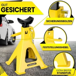 Dunlop Unterstellbock KFZ Böcke Set - 3000 Kg Sicherheit Vom Markenhersteller -Duswagen Verkaufe 5db1c0a5496e0e5c6a5fc2a489ecfa7e