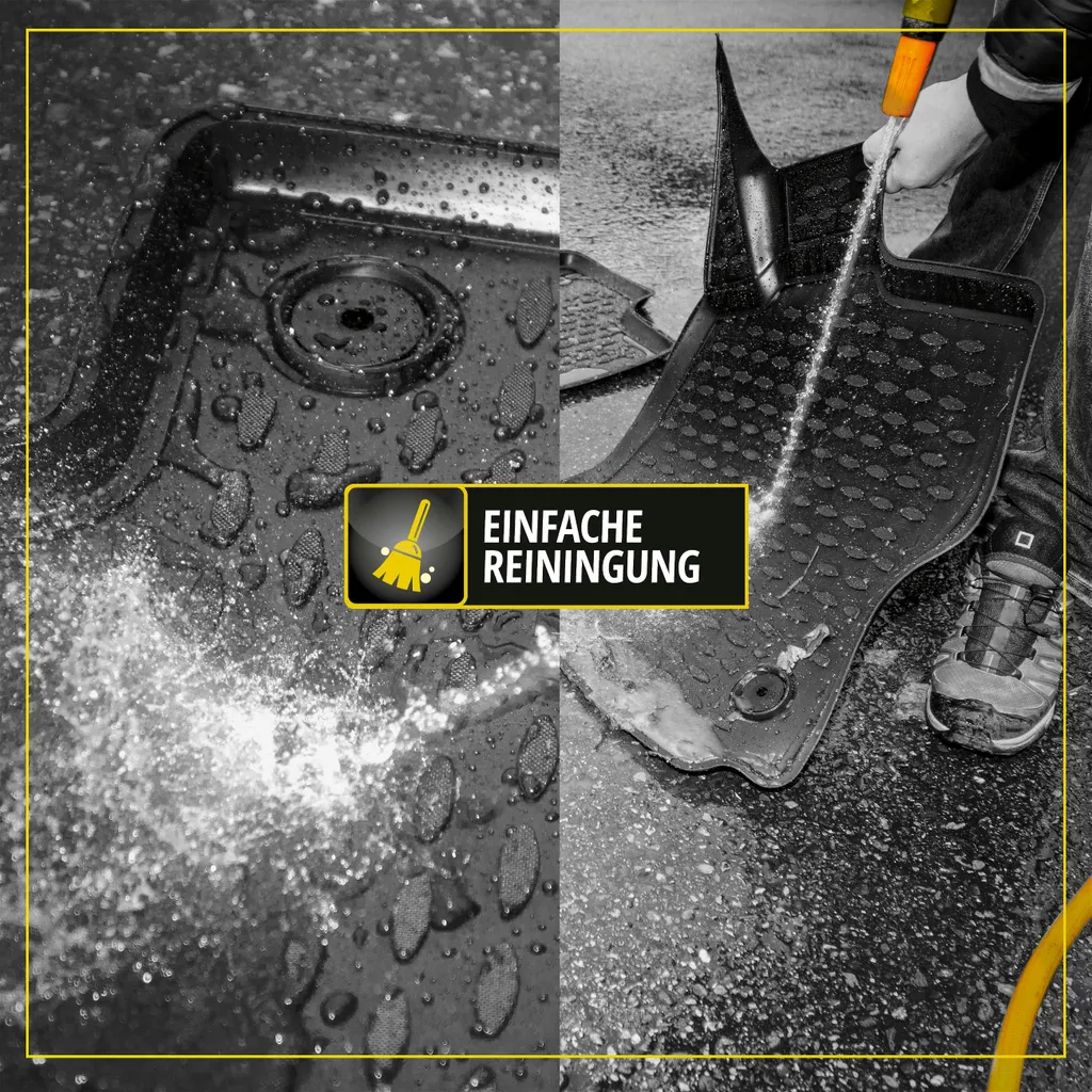 WALSER XTR Gummi Fussmatten Auto Kompatibel Mit Opel Zafira Tourer C (P12), 7 Sitze 2011-Heute, 100% Passgenaue Auto Fußmatten, Robuste Universal Fußmatte Auto, Gummimatten Auto, Auto Fussmatten Gummi 4 WALSER XTR Gummi Fussmatten Auto Kompatibel Mit Opel Zafira Tourer C (P12), 7 Sitze 2011-Heute, 100% Passgenaue Auto Fußmatten, Robuste Universal Fußmatte Auto, Gummimatten Auto, Auto Fussmatten Gummi – Bild 2